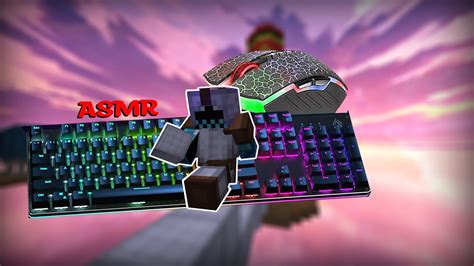 Keyboard Mouse Asmr Sounds Handcam Minecraft Bedwars Youtube