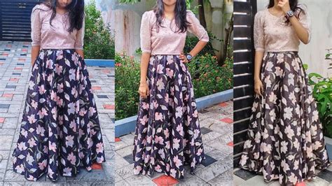 Umbrella Skirt Cutting And Stitching Double Circle Skirt Full Flare