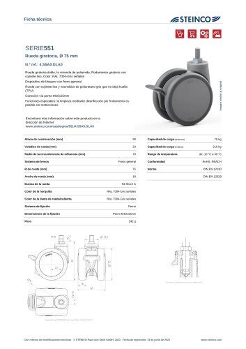 Todos los catálogos y folletos técnicos STEINCO Paul vom Stein GmbH