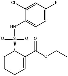 1 Cyclohexene 1 Carboxylic Acid 6 2 Chloro 4 Fluorophenyl AMino