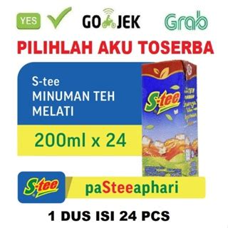 Jual S Tee Stee Kotak 200 Ml HARGA 1 DUS ISI 24 Pcs Shopee