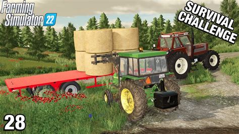 We Need A Proper Bale Trailer Survival Challenge Fs22 Calm Lands Ep