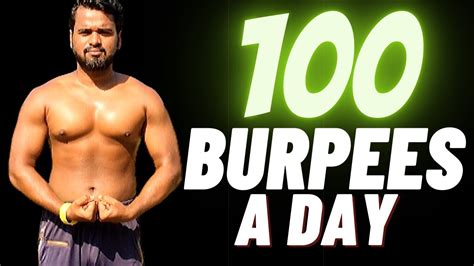 100 Burpees A Day For 30 Days Challenge Burpees Transformation Day