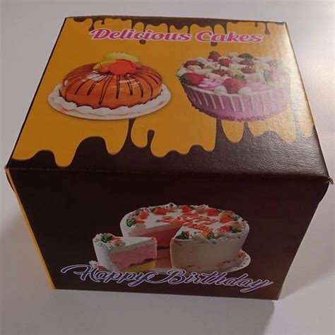 Printed Duplex Paper Cake Box At Rs Piece Cake Box In Ahmedabad