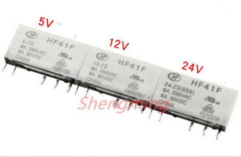 Pcs Hf F Zs Hs V V V Pin Pin A Relay Ebay