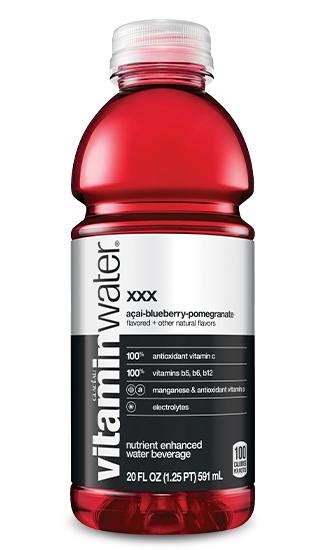 Vitaminwater Xxx A Ai Blueberry Pomegranate Vitaminwater