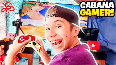 Montamos Um Setup Gamer Dentro Da Cabana Youtube