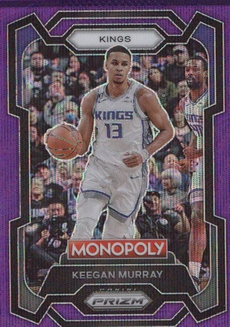 Panini Prizm Monopoly Keegan Murray Purple Ebay