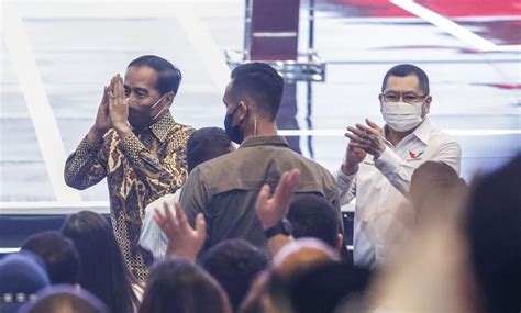 Jokowi Hadiri HUT Partai Perindo