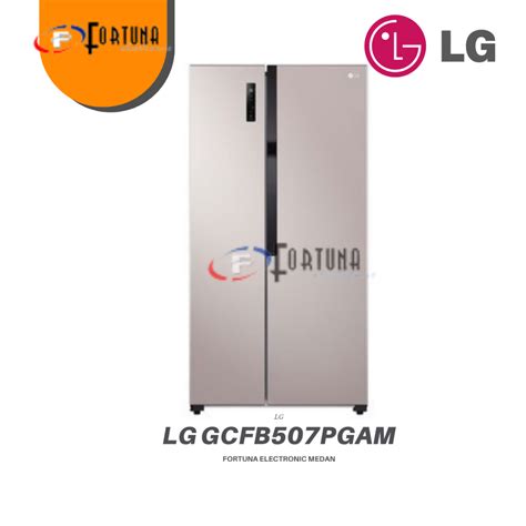 Jual LG KULKAS SIDE BY SIDE 2 PINTU 509L SMART INVERTER GCFB507PGAM