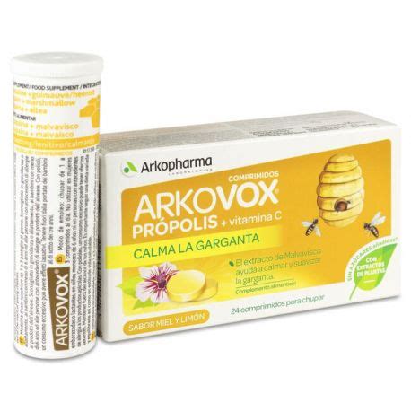 ARKOVOX PROPOLIS VITAMINA C 20 COMP MIEL Y LIMON Openfarma Nos