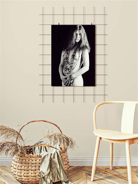 Janis Joplin Poster Janis Joplin Nude Poster Print Black And Etsy UK