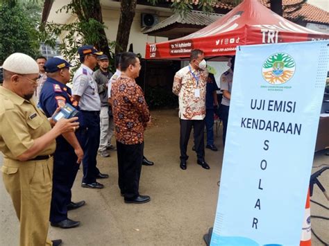 Kurangi Pencemaran Udara Dishub Kota Bekasi Uji Emisi Kendaraan Di