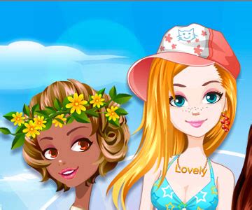 Shopaholic Beach Models, play game online - Candys World