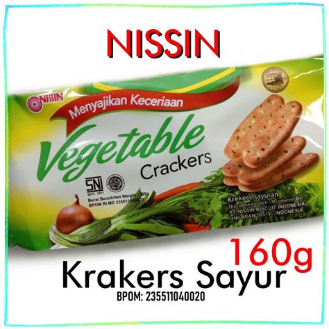 Jual Kraker Sayuran Biscuits Vegetables Cracker Nissin Biskuit Sayur