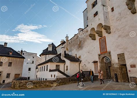 View Of Hohensalzburg Fortress Or Festung Hohensalzburg In Salzburg