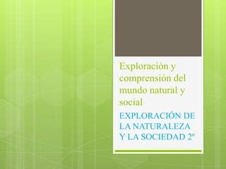 Campo Tres Exploraci N Y Comprensi N Del Mundo Natural Y Social Ppt