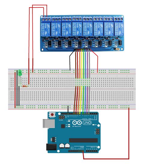 Relay Wiring Diagram Arduino