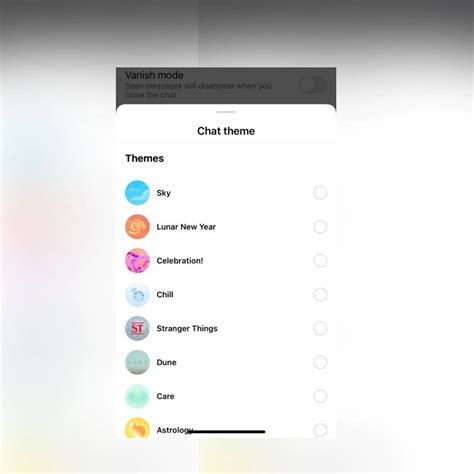 change chat theme  instagram robotsnet
