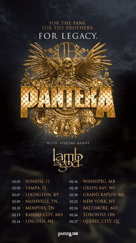 Pantera Renowned Heavy Metal Legends Reveal The Second Phase Of Their