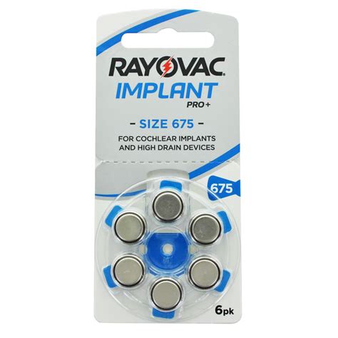 Rayovac Implant Pro H Cm Batterie Implantat Batterie Auch F R