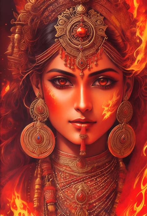 Goddess Durga by dacian02 on DeviantArt