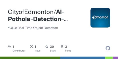 GitHub CityofEdmonton AI Pothole Detection Using YOLO YOLO Real