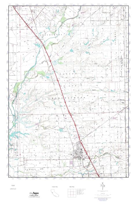 Mytopo Galt California Usgs Quad Topo Map