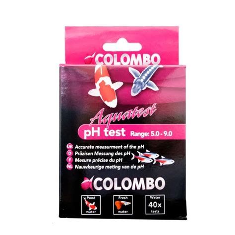 Colombo PH Test Bassin 40 Tests D Eau Pour Bassin Materiel Aquatique