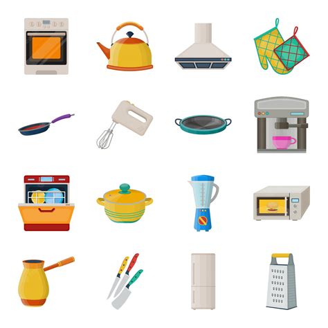 Premium Vector Kitchen Appliance Illustration