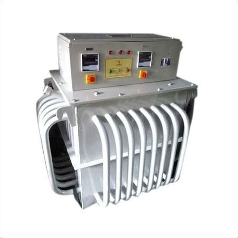 Oil Cooled Voltage Stabilizer 30 Kva Power Ip55 Rated Powder Coated