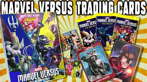 Opening Panini Marvel Versus Trading Card Starter Set And Multi Packs