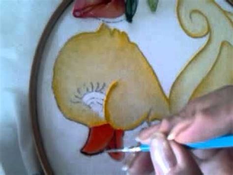 PINTURA EN TELA Patitos Dos Cony Tole Painting Hand Painted Painting