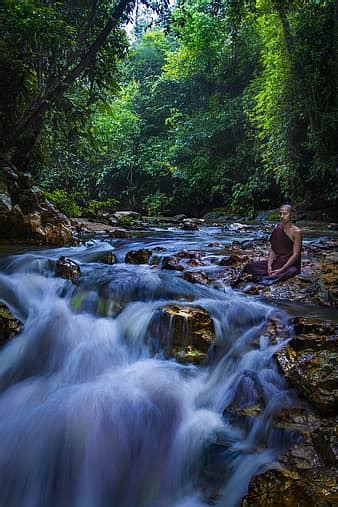 Theravada Buddhism Monk In Dusk Monk At Seaside Twilight Monk At