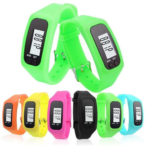 4 Colors Waterproof Digital Electronic LCD Run Step Pedometer Walking