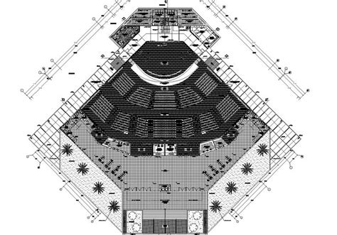 Auditorium Cad Drawings Collection】auditorium Designautocad Blocks