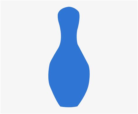 How To Set Use Light Blue Bowling Pin Svg Vector Transparent PNG