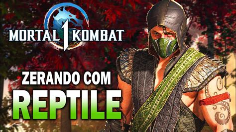 Mortal Kombat 1 Zerando Com Reptile Torre Hard Playstation 5