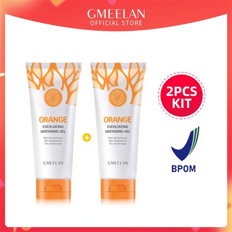 Jual Gmeelan Orange Exfoliating Whitening Gel 50g Eksfoliasi Peeling