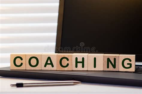 COACHING Word Made With Building Blocks Concept Stock Photo Image Of