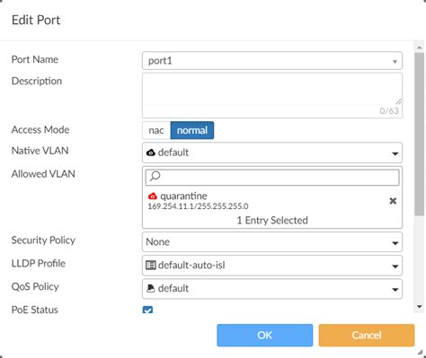 Configuring A Port On A Single FortiSwitch FortiManager 7 0 2