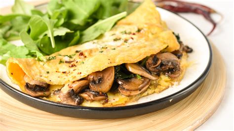 Mushroom And Onion Omelette With Tomatoes Quickezrecipes