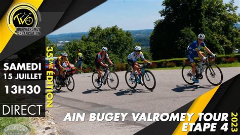 AIN BUGEY VALROMEY TOUR 2023 Étape 4 ARTEMARE LES PLANS D