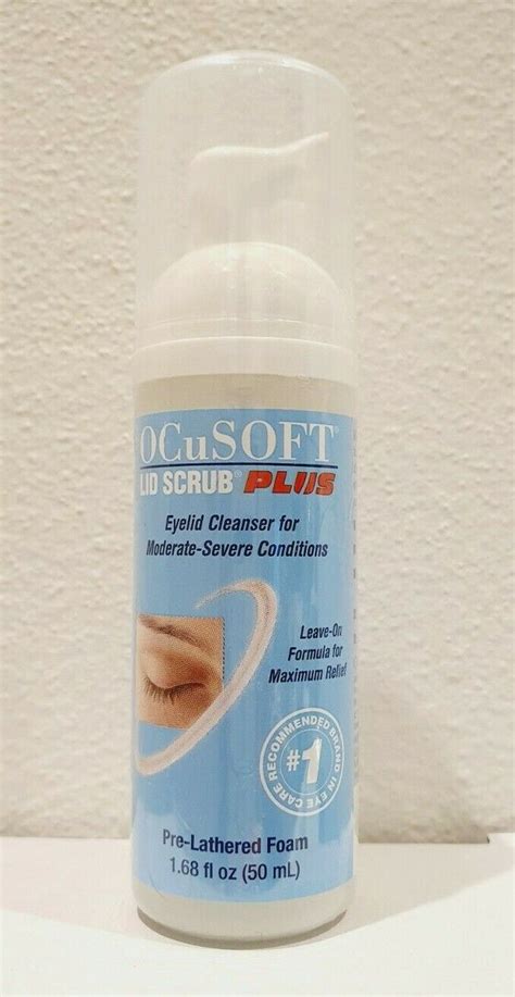 OCuSOFT Lid Scrub Plus Eyelid Cleanser, Blepharitis cleanser, 50ml | eBay