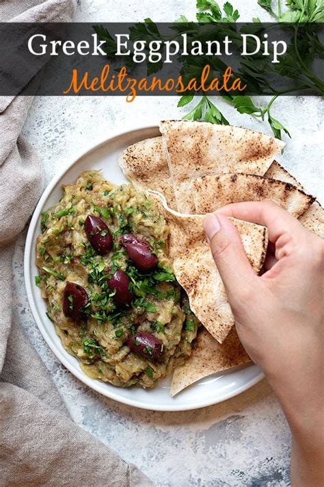 Melitzanosalata Recipe Greek Eggplant Dip • Unicorns In The Kitchen