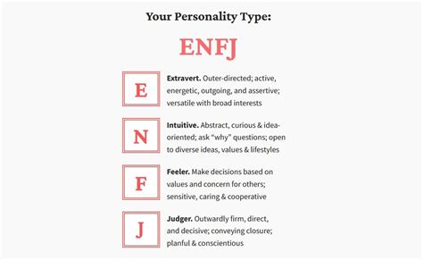 Enfj Personality Traits