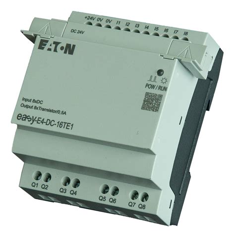 EASY E4 DC 16TE1 Eaton Cutler Hammer Digital I O Module 8 I O 24 VDC