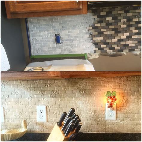 Yes You Can Paint Tile Backsplash Ceramic Tile Backsplash Tile