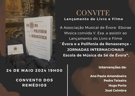 Lançamento do Livro e Filme Évora e a Polifonia da Renascença