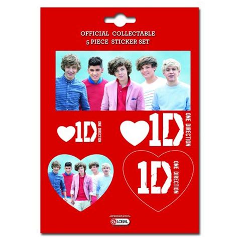 One Direction Group Shots Sticker Set 431126 Rockabilia Merch Store